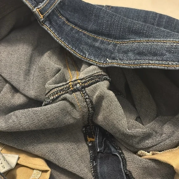 rag & bone Collette Capri jeans SZ 30 distressed dark rinse skinny leg soft - Picture 8 of 13